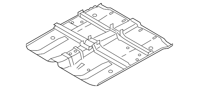 G4300-1AAMA Деталь FRONT FLOOR PAN