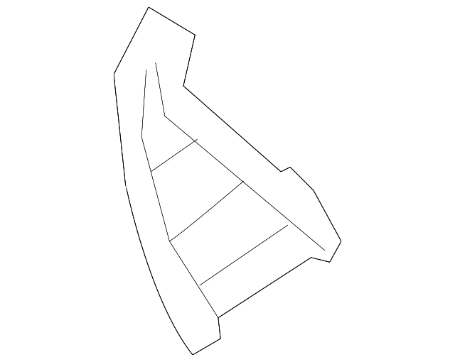 84770-2J000J7 Деталь LOWER COVER, LEFT