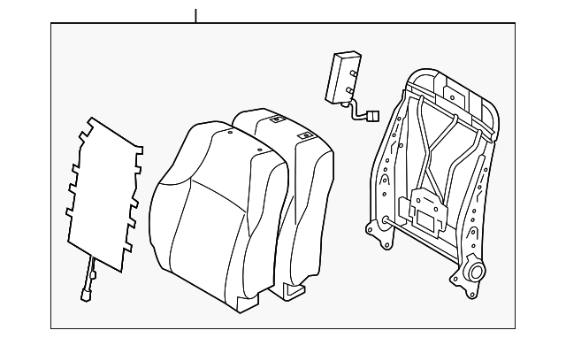 71440-35A30-C7 Деталь SEAT BACK ASSY, LEFT