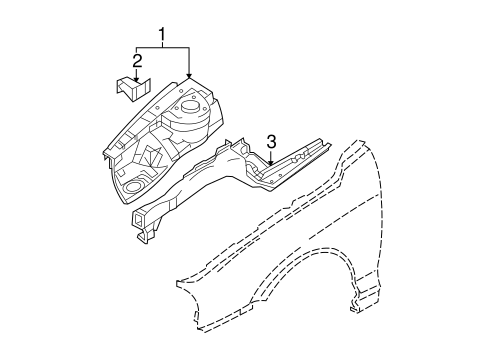 Elantra STRUCTURAL COMPONENTS & RAILS