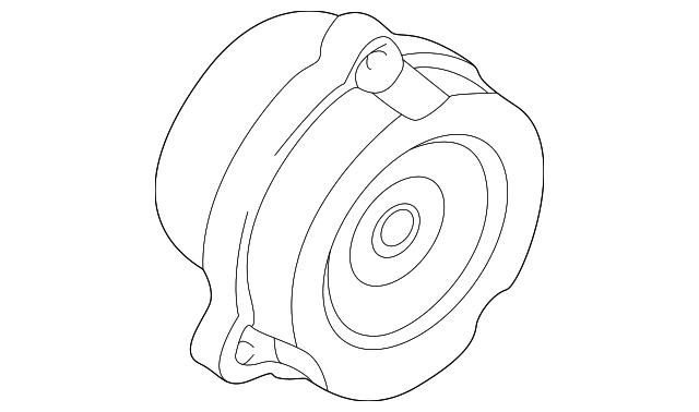0K2NA-66960 Деталь FRONT DR SPEAKER, LEFT