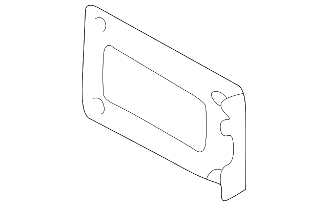 0K2ND-66882 Деталь RADIO BRACKET, LEFT