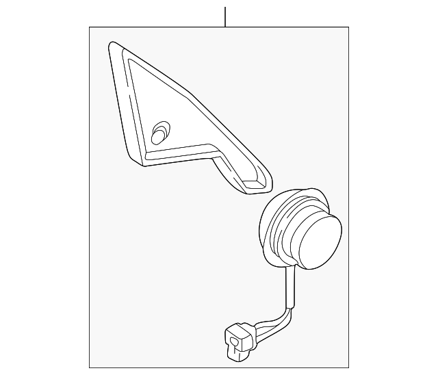 0K2NC-66965 Деталь WINDSHIELD PLR SPEAKER, RIGHT