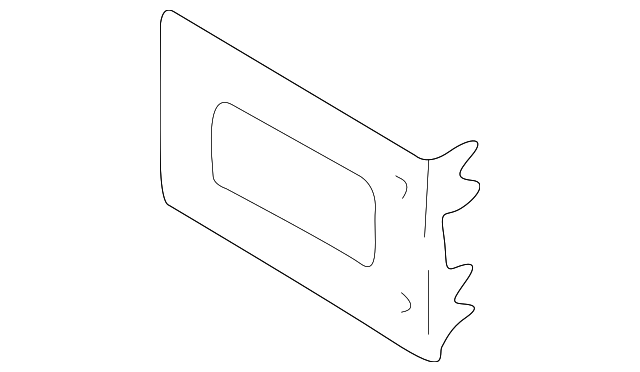 0K2ND-66881 Деталь RADIO BRACKET, RIGHT