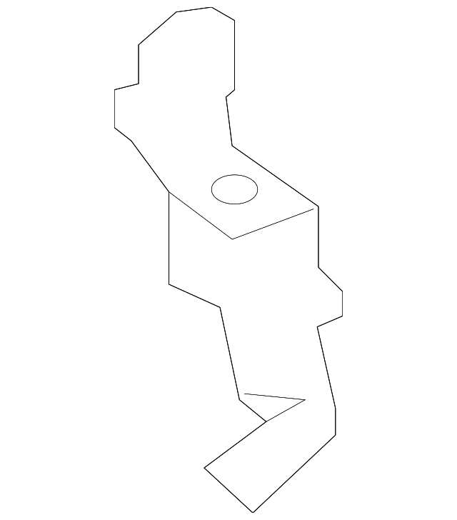 57220-1D000 Деталь RESERVOIR CAP BRACKET