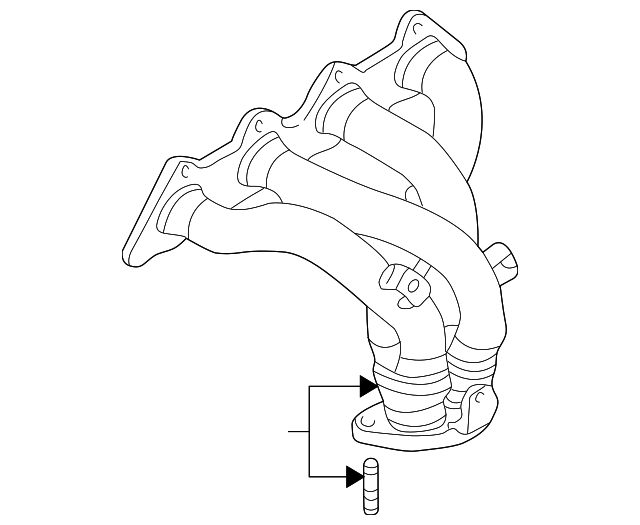 MR258418 Деталь EXHAUST MANIFOLD
