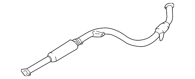 MR281008 Деталь INTERMED PIPE
