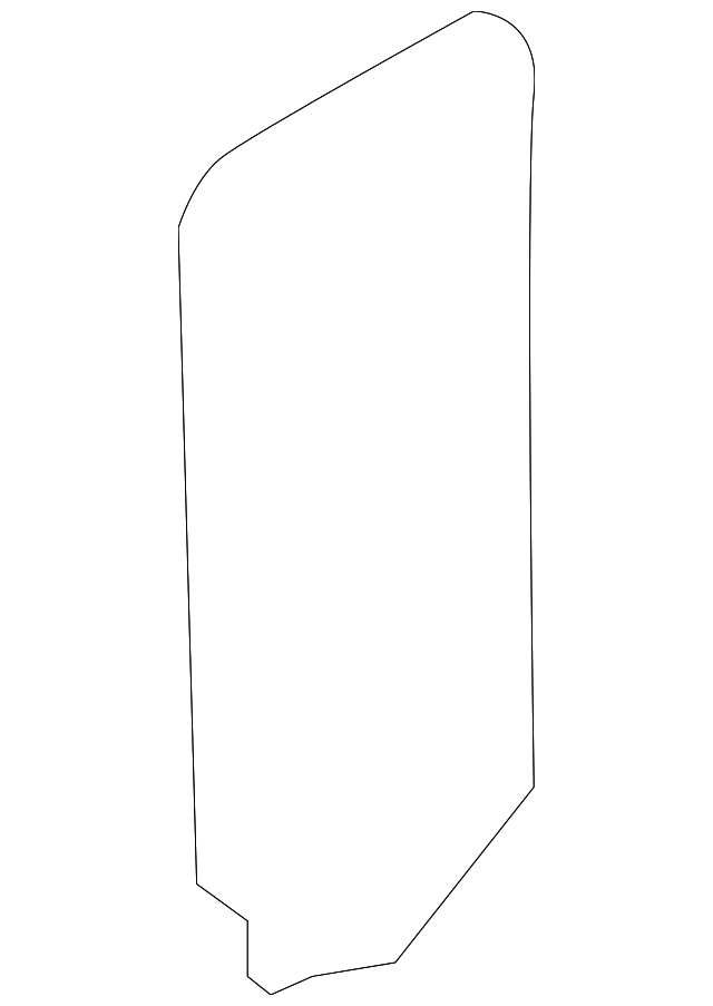19316989 Деталь WATER SHIELD, RIGHT