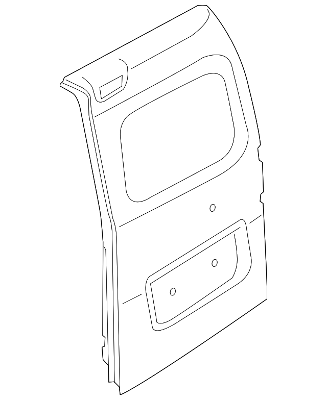 19317360 Деталь DOOR SHELL, RIGHT