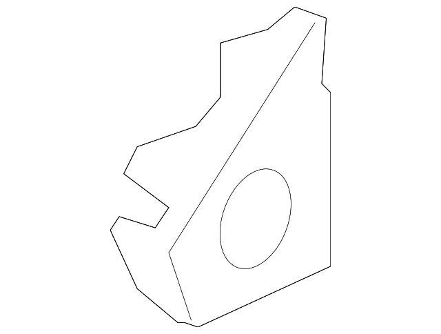 58389-0C010 Деталь SIDE PANEL REINF PLATE, LEFT