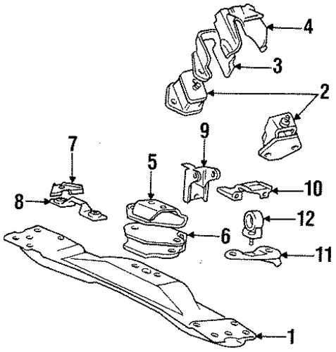 Ram 50 ENGINE & TRANS MOUNTING