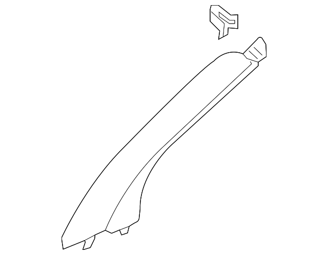 BB5Z-7803598-AA Деталь WNDSHLD PLR TRIM, RIGHT