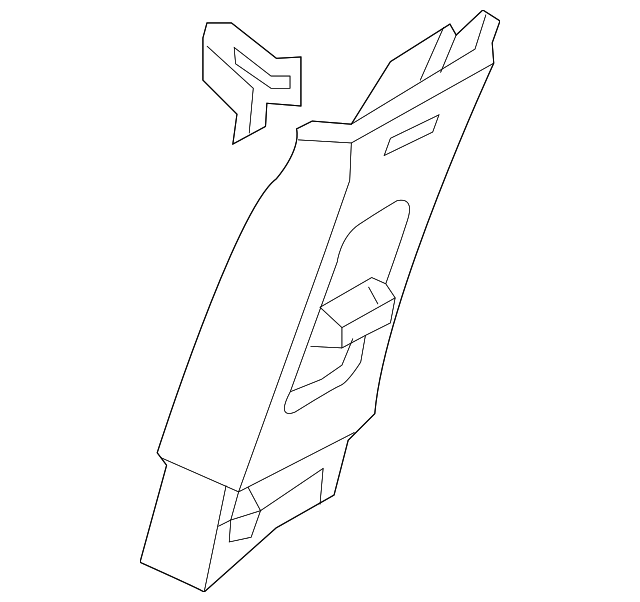BB5Z-7824347-AB Деталь UPR CTR PLR TRIM, LEFT