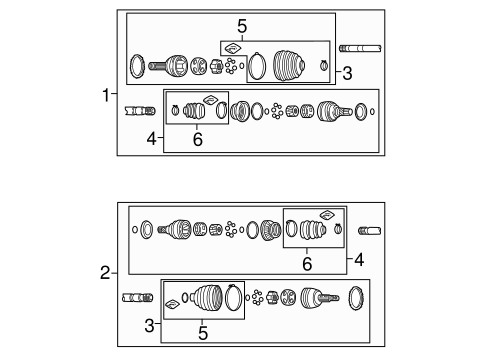 Aveo5 DRIVE AXLES