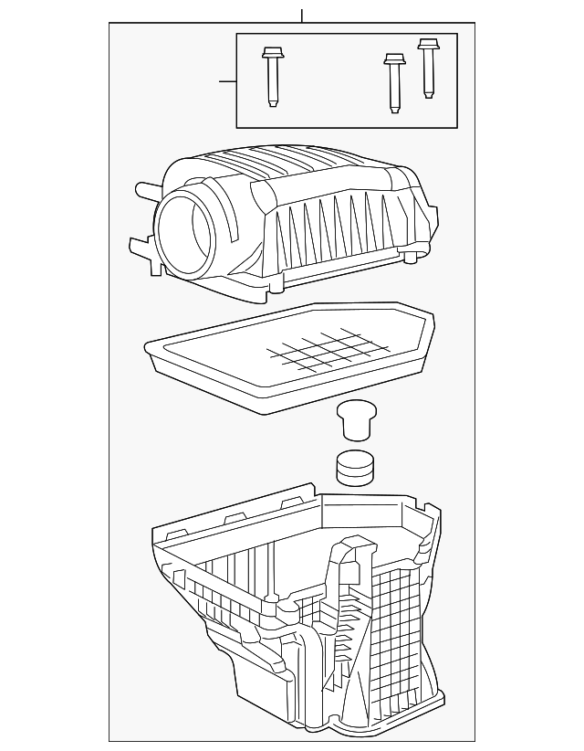 4861843AB AIR CLEANER ASSY