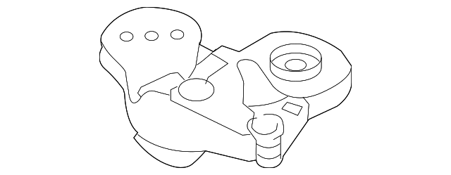 4F0-199-351-T Деталь MOUNT BRACKET, LEFT