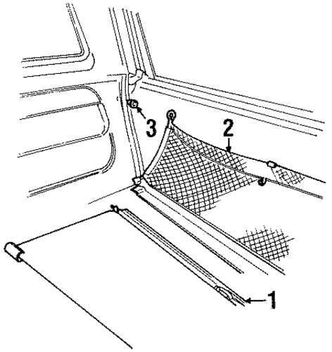 Bronco INTERIOR TRIM - REAR BODY