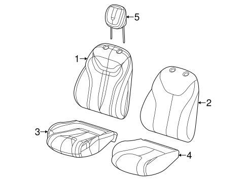 Dart FRONT SEAT COMPONENTS 3