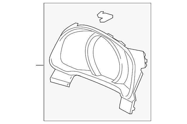 77200-T5R-A01ZA Деталь VISOR ASSY., METER *NH900L* (DEEP BLACK)