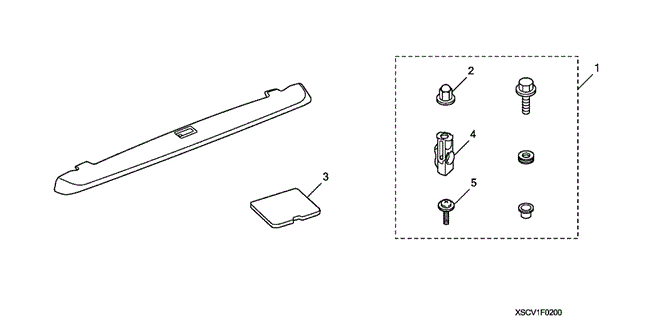 ACCESSORIES/TAILGATE SPOILER for 2009 Honda ELEMENT #1