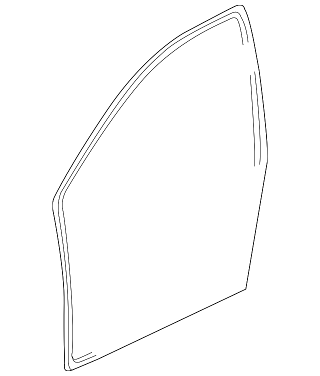 5074645AF Деталь DOOR W'STRIP, LEFT
