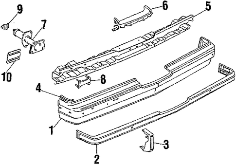 Regal BUMPER & COMPONENTS - REAR 2