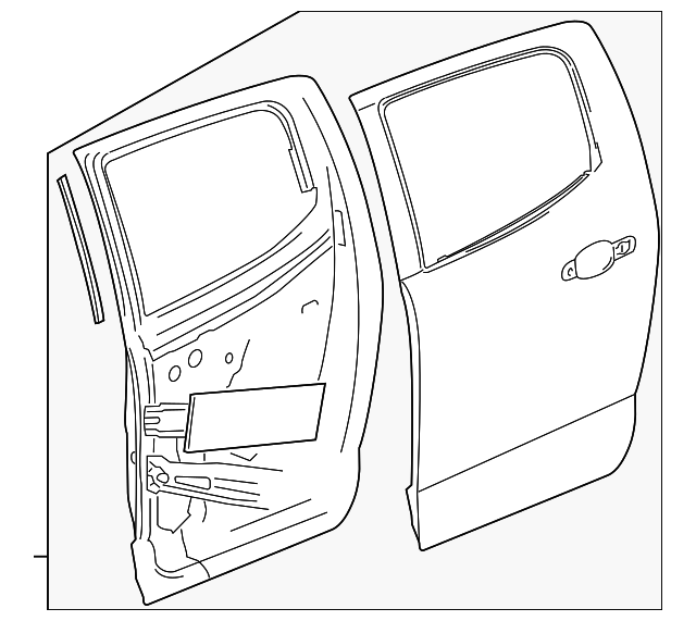 52022948 Деталь DOOR SHELL, RIGHT