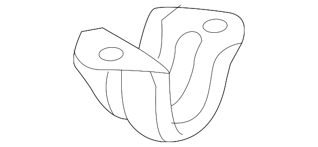 55514-B1000 Деталь STABILIZER BAR BRACKET, LEFT