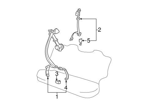 Sonata REAR SEAT BELTS
