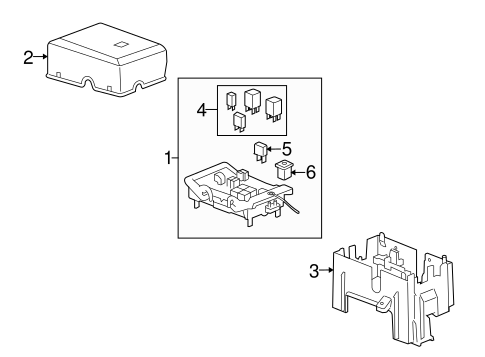 Escalade FUSE & RELAY 3