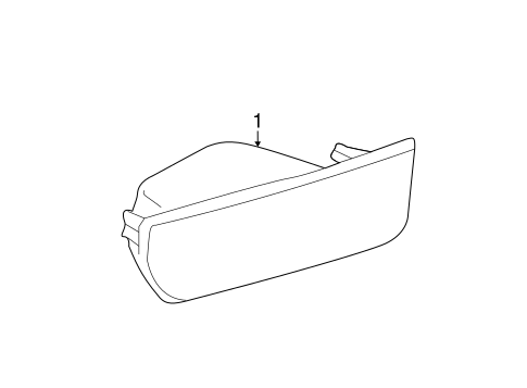 Sprinter 3500 REAR REFLECTOR