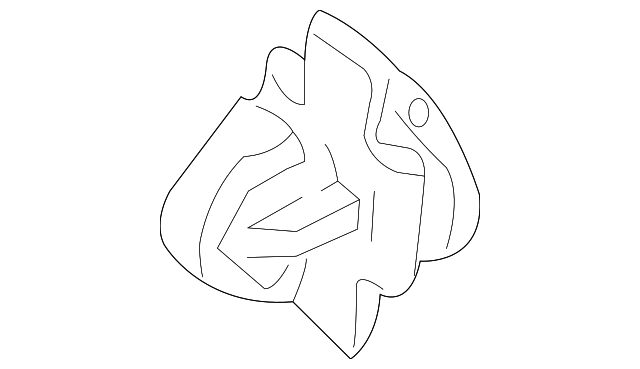 10287547 Деталь ROCKER MOLDING CLIP, LEFT