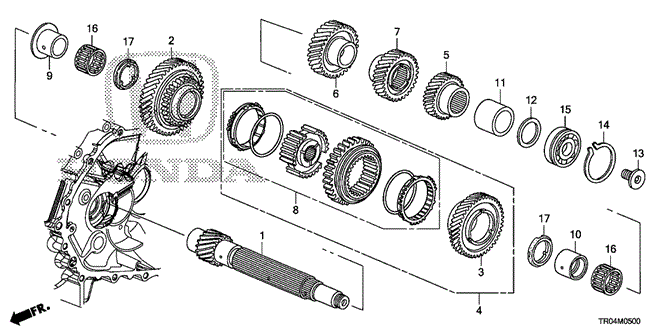 CIVIC SEDAN MT COUNTERSHAFT (1.8L)