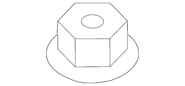 SU003-03642 Деталь STRUT MOUNT NUT, RIGHT