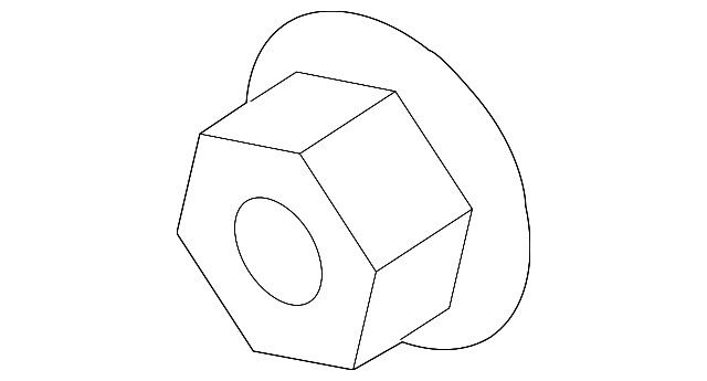 SU003-02889 Деталь STRUT NUT, RIGHT