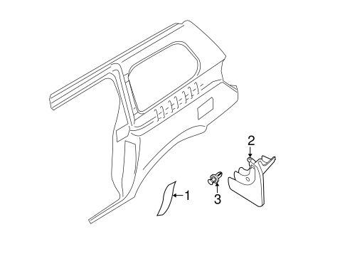 Quest EXTERIOR TRIM - SIDE PANEL