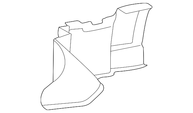 85730-3C100AQ TRUNK SIDE TRIM, LEFT