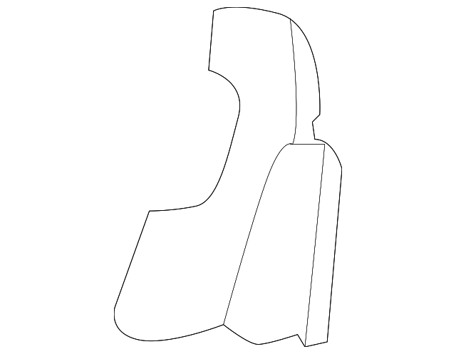 87405-1JB7D Деталь RECLINE COVER, LEFT