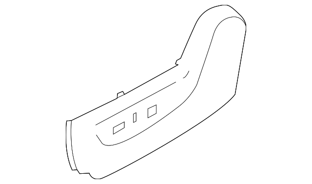 87314-1JB7C Деталь OUTER COVER, LEFT
