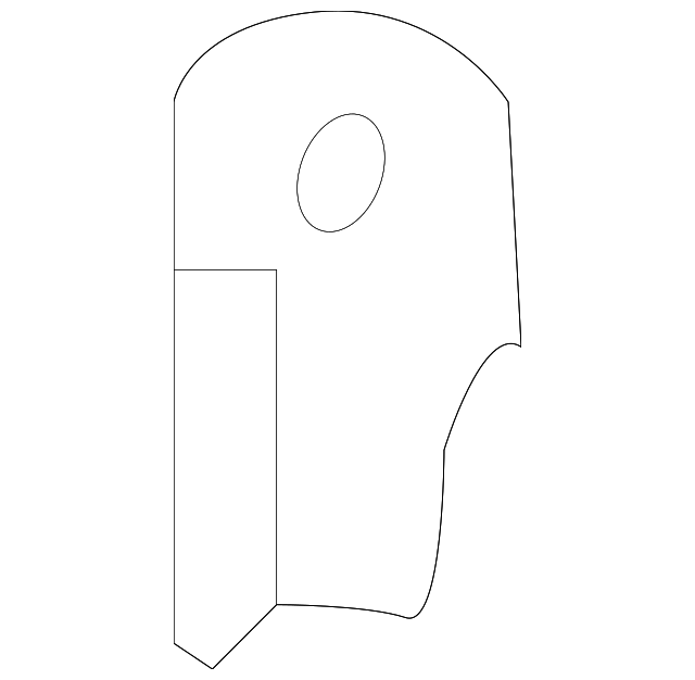 87063-1JB7C Деталь RECLINE KNOB, LEFT