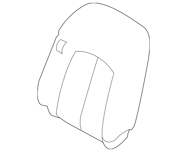 87622-3JW9D Деталь SEAT BACK COVER, LEFT