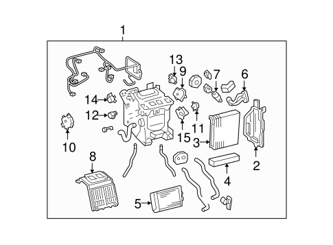 LS430 CONDENSER, COMPRESSOR & LINES