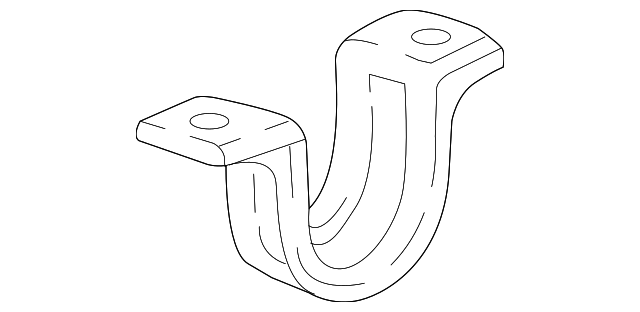 23117537 Деталь STABILIZER BAR CLAMP, RIGHT