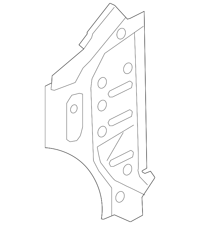 8U0-802-123-C Деталь INNER HINGE PLR, LEFT