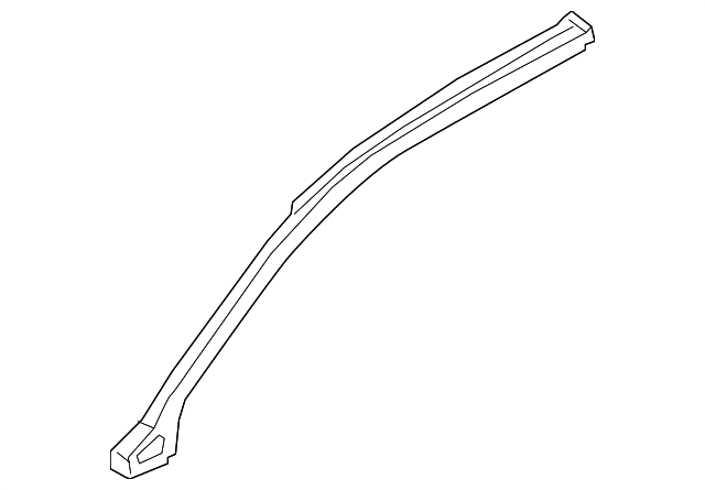 8U0-810-283-A Деталь WINDSHIELD PILLAR REINF, LEFT