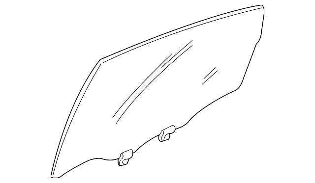 10346585 DOOR GLASS, LEFT