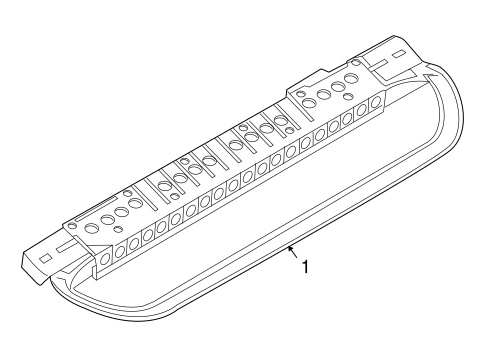 545i HIGH MOUNTED STOP LAMP