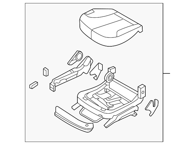 88204-2G250801 Деталь CUSHION ASSY