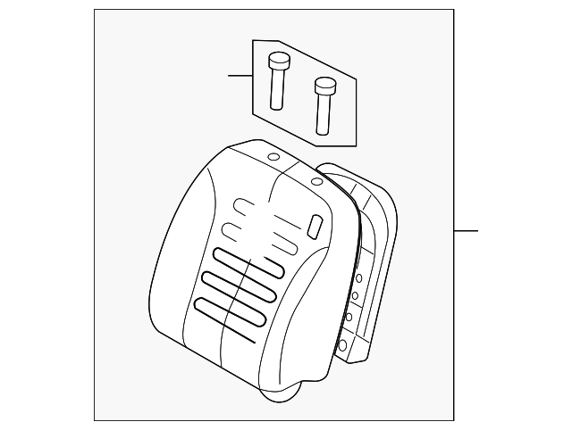 88405-2G060809 Деталь SEAT BACK ASSY