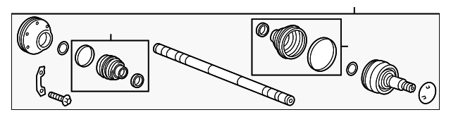 23117793 Деталь AXLE ASSY, LEFT